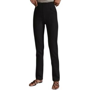 Anthropologie Maeve Slim Seamed Leggings Ponte Pants in Black